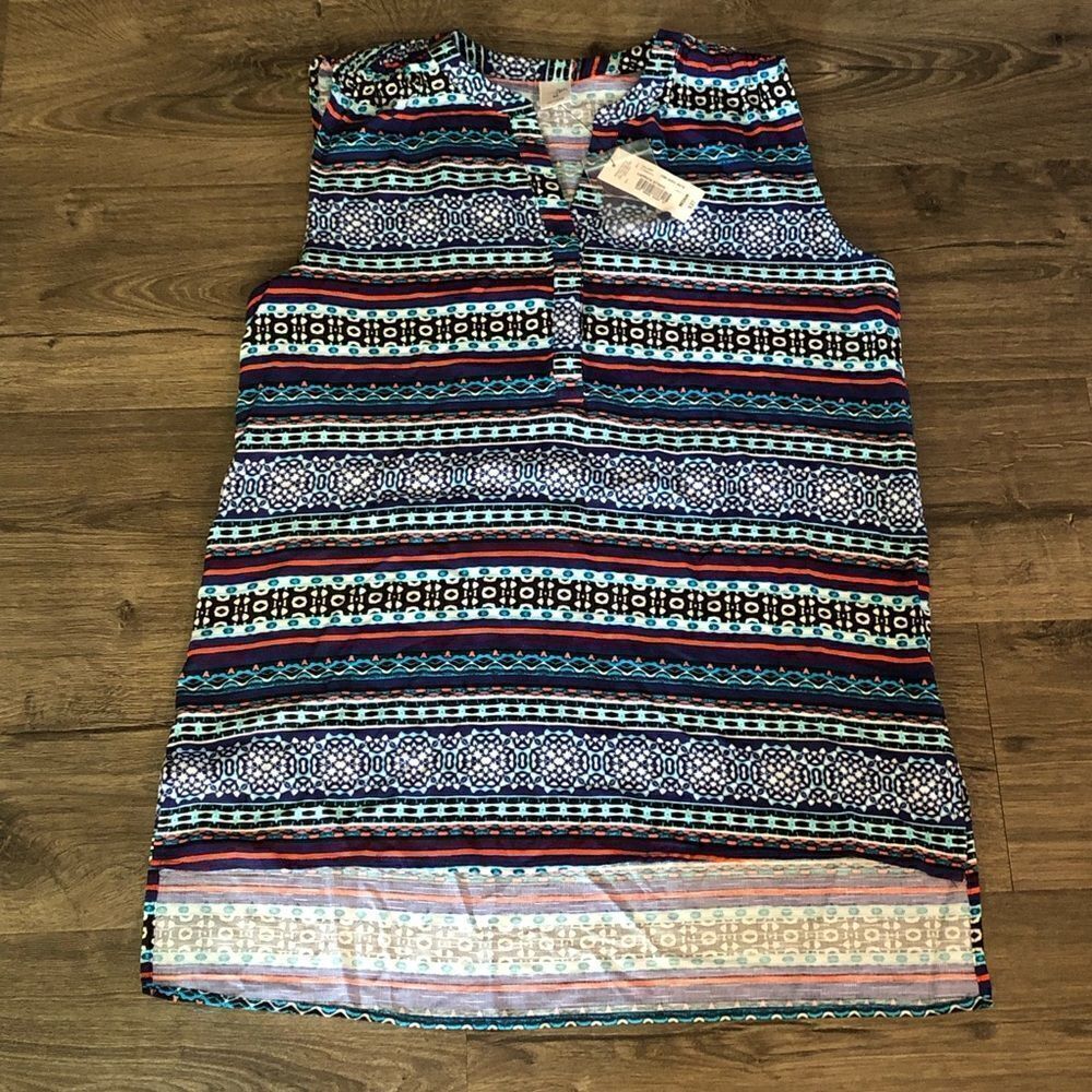 𝅺east 5th Caprice Stripe sleeveless top size M